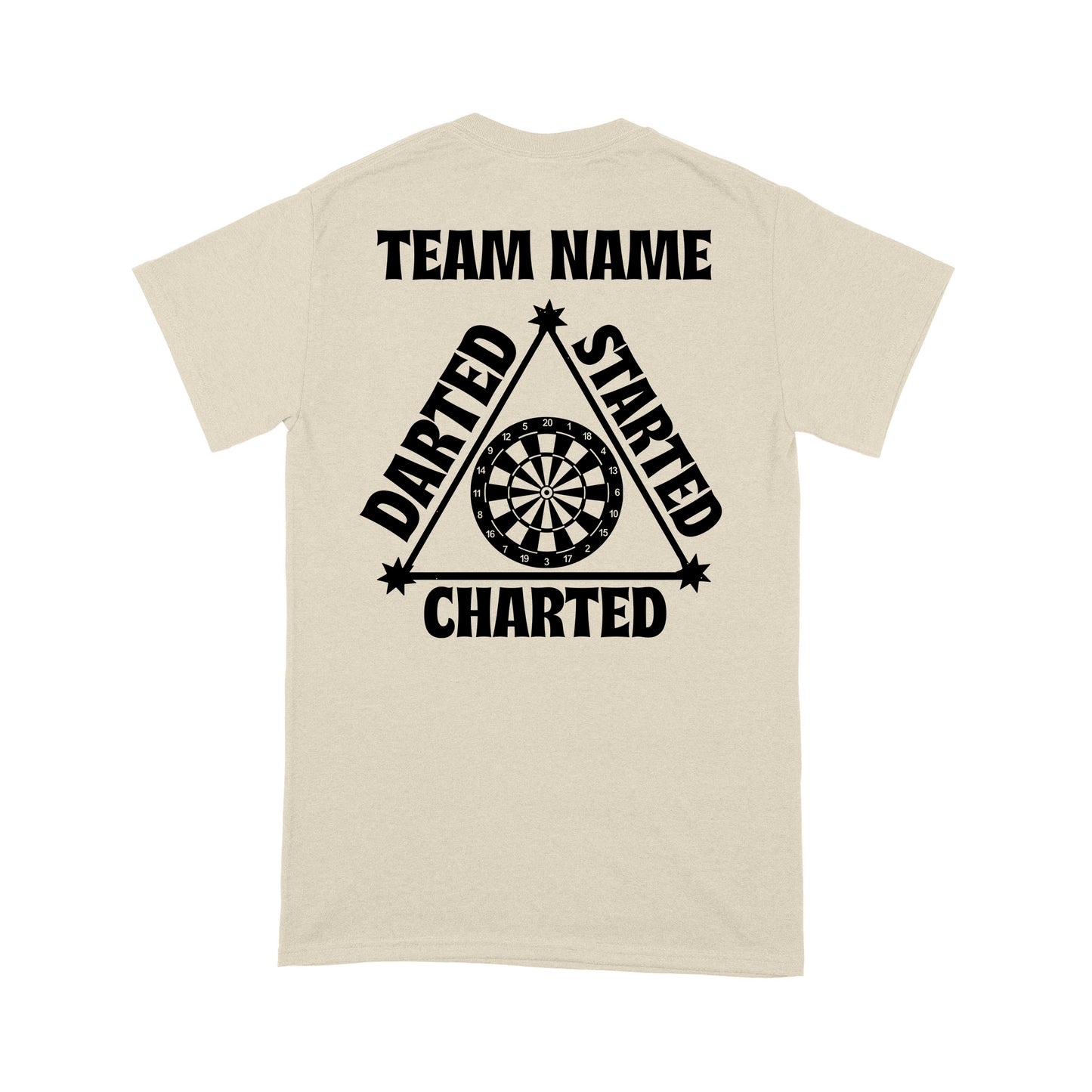 Darted Started Charted Custom Dart Team Shirts For Men-Women, Darts For Gift NYN0179
