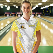 Load image into Gallery viewer, Bowling and beer That's why I'm here Funny Women Bowling Shirts Custom Team Bowling Jerseys NQS10134
