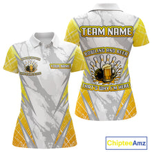 Load image into Gallery viewer, Bowling and beer That's why I'm here Funny Women Bowling Shirts Custom Team Bowling Jerseys NQS10134