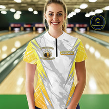 Load image into Gallery viewer, Bowling and beer That's why I'm here Funny Women Bowling Shirts Custom Team Bowling Jerseys NQS10134