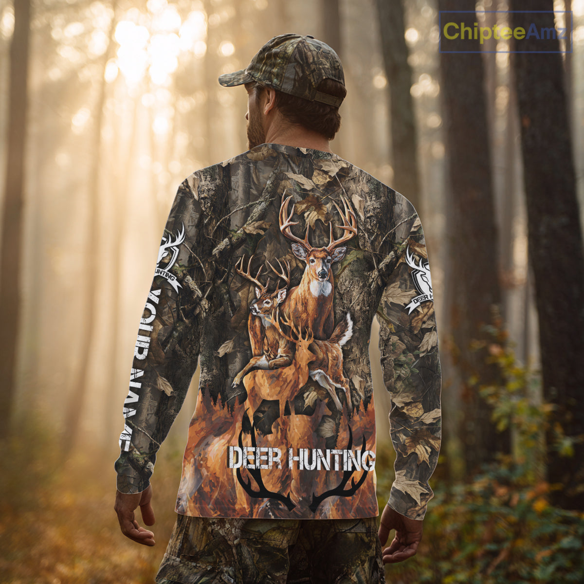 Deer Hunting Custom Name 3D All Over Printed Shirts, Deer Hunting Hoodie, Hunting Season NBT317