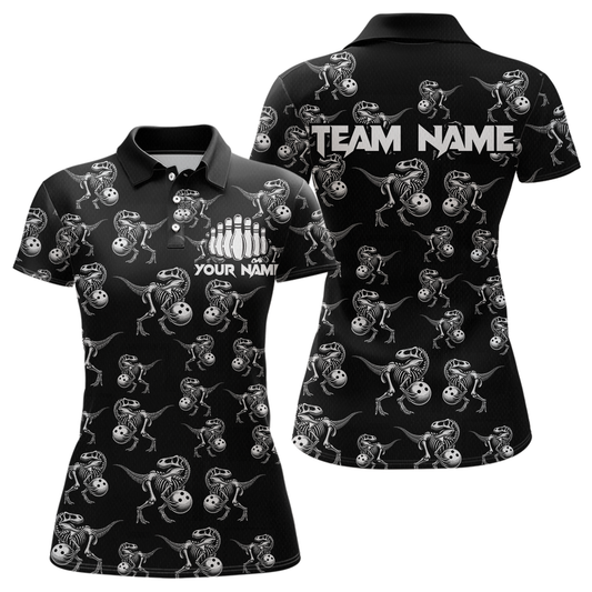 Custom Sauropod Bowling Shirt for Men And Women Quarter-Zip Bowling League Bowling Outfit QZT633