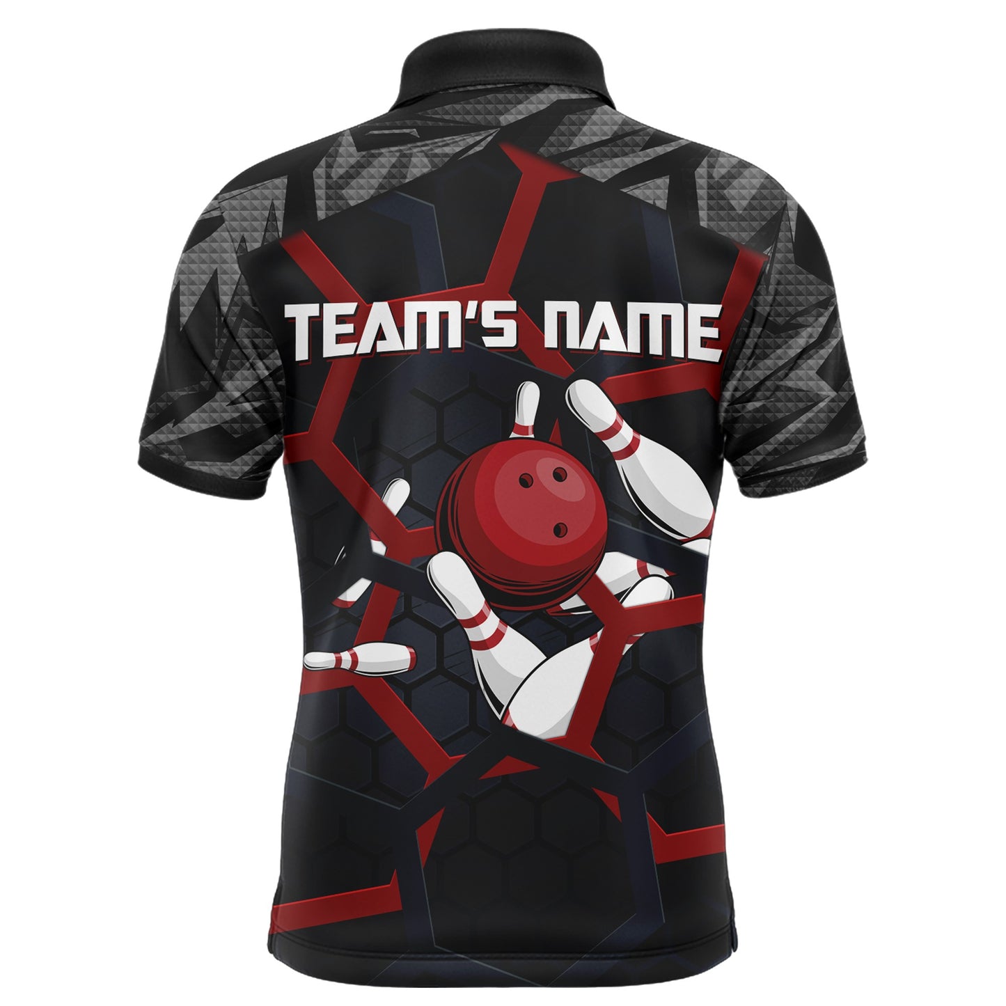 Custom Bowling Polo Shirt For Men Camo Bowling Jersey Bowling Team League Shirts BDT196