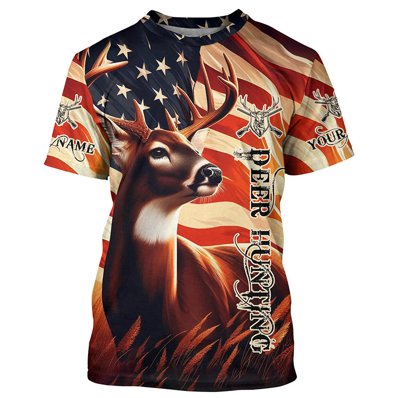 Personalized Deer Hunting Shirts Deer Antler Deer Hunter Clothing For Men And Women Hunting Outfits IPHW5422