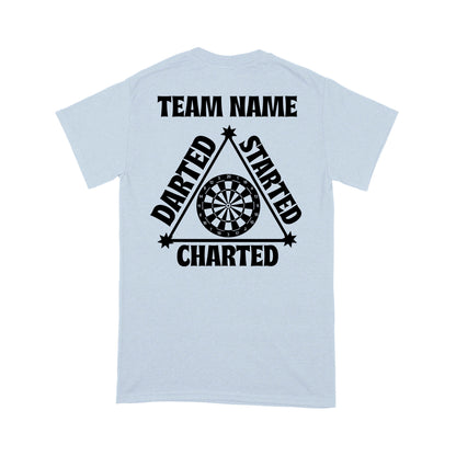 Darted Started Charted Custom Dart Team Shirts For Men-Women, Darts For Gift NYN0179