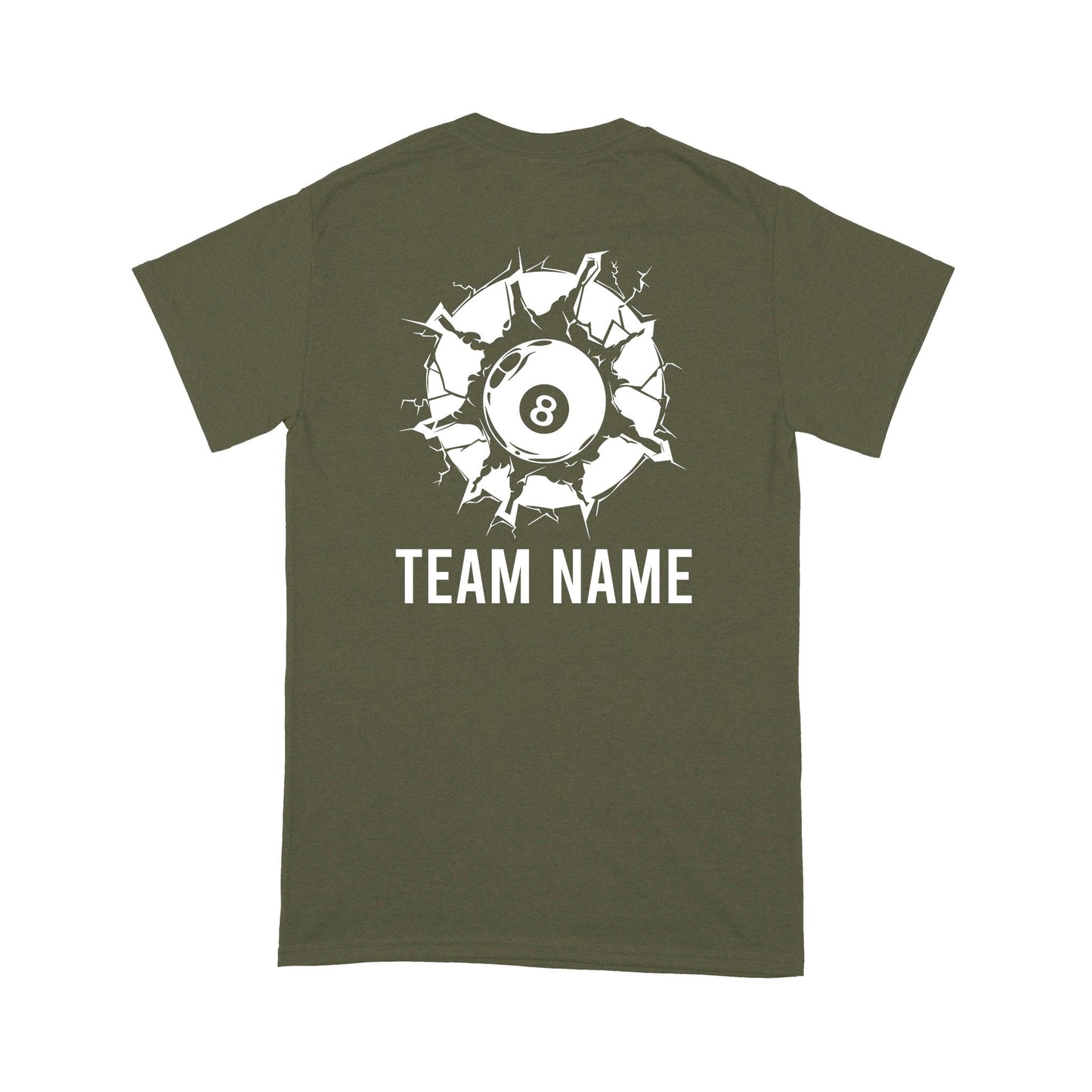 Funny 8 Ball Pool Billiard T-Shirt Custom Billiard Team Shirt, 8 Ball T Shirts For Pool Player TDM3895