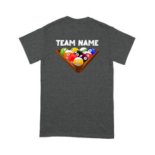 Load image into Gallery viewer, Custom Billiard T-Shirts For Pool Players | 8 Ball Shirt, Personalized Billiards Team Shirt TDM3887