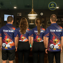 Load image into Gallery viewer, Funny Chicken Billiard Team Shirts for Men Custom 8 Ball Billiard Jersey Pool Shirt Polo &amp; 1/4-Zip BHT6