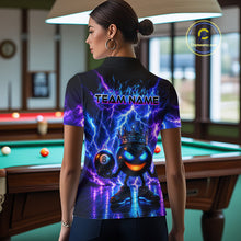 Load image into Gallery viewer, Person wearing a shirt with a colorful design and 'Team Name' text in a pool hall.