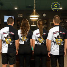 Load image into Gallery viewer, Custom American Flag Funny 8 Ball Pool Billiard Shirts for Men Billiard League Jersey Polo &amp; 1/4 Zip BHT1