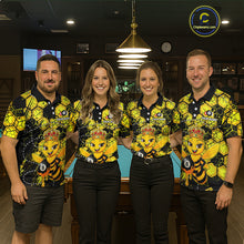 Load image into Gallery viewer, Funny Bee 8 Ball Billiard Shirts for Women Custom Billiard Team Jersey Polo &amp; 1/4 Zip BHT29
