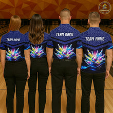 Load image into Gallery viewer, Personalized Bowling Team Shirt for Men  Polo &amp; 1/4 Zip Bowling Jersey League QZT839