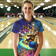 Load image into Gallery viewer, Funny Dachshund Bowling Shirt Custom Bowling Team Jersey for Women Polo &amp; 1/4-Zip Bowling Outfit QZT941