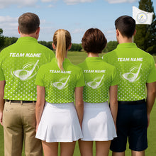 Load image into Gallery viewer, Funny Alligator Golf Polo Shirt For Women Custom Name Green Ladies Golf Apparel Funny Golf Gifts NHN0104