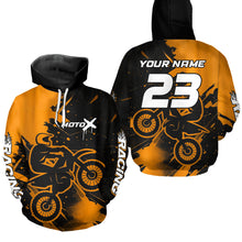 Load image into Gallery viewer, Custom Motocross Hoodie for Men Women Dirt Bike Racing Hoodie Adult Hooded Shirt MH426