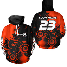 Load image into Gallery viewer, Custom Motocross Hoodie for Men Women Dirt Bike Racing Hoodie Adult Hooded Shirt MH426