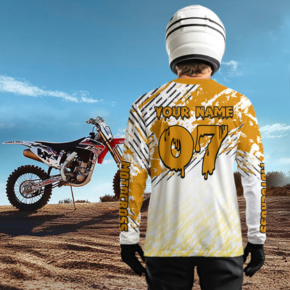 Wolf Motocross Racing Jersey Custom Dirt Bike Shirts for Men Kid Women Riding Jersey XM400