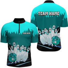 Load image into Gallery viewer, Custom Bowling Shirts for Women Men Bowling Jersey Polo &amp; 1/4 Zip Shirt for Team MBL221