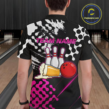 Load image into Gallery viewer, Pink Beer Bowling Shirts for Team Women Men Beer Bowling Polo&amp;1/4 Zip Bowl League MBL255