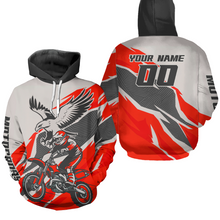 Load image into Gallery viewer, Custom Eagle Motocross Hoodie Men Women Adult Dirt Bike Hoodie Off road Racing Shirt MH435