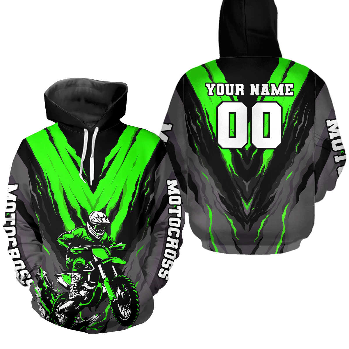 Personalized Motocross Hoodie Men Women Dirt Bike Racing Hoodie Custom Riding Shirt MH443