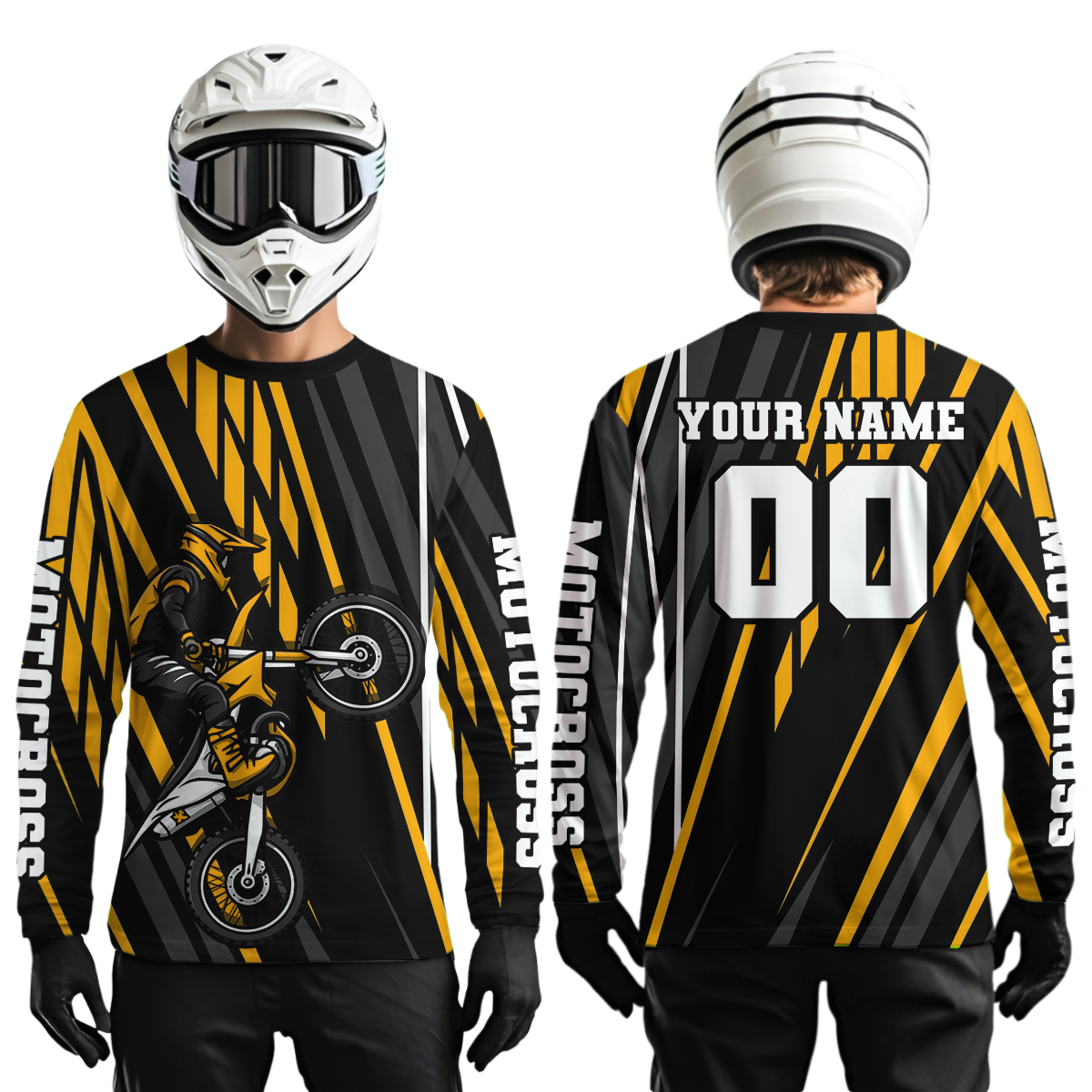 Orange Custom Motocross Jersey for Men Women Kid Dirt Bike Shirts Moto Racing Shirt XM461