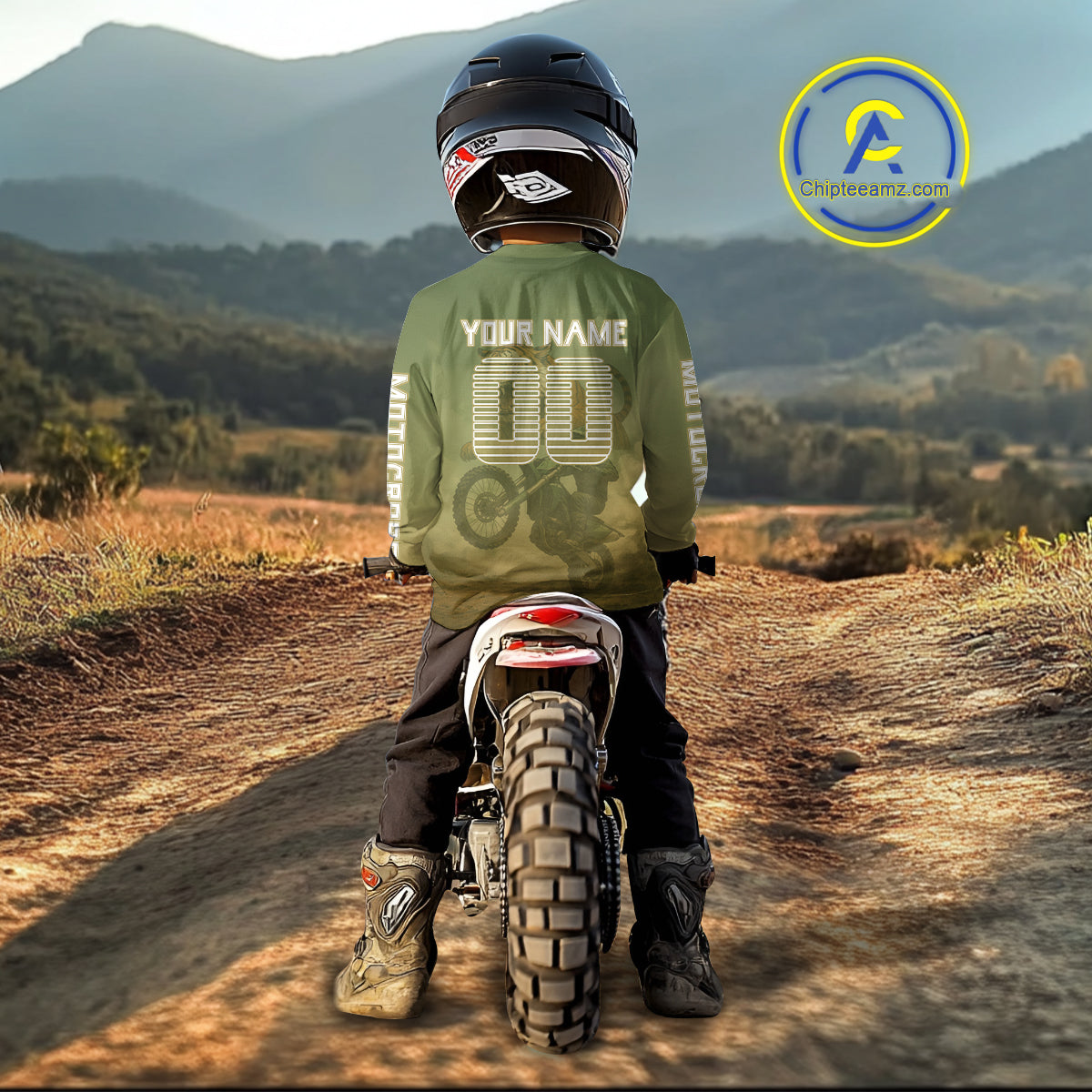 Tiger Motocross Jersey Custom Dirt Bike Shirts for Men Kid Women Off Road Jersey XM406