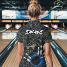 Load image into Gallery viewer, Gray Wolf Bowling Shirts for Team Women Men Wolf Bowling Jerseys Custom MBL198