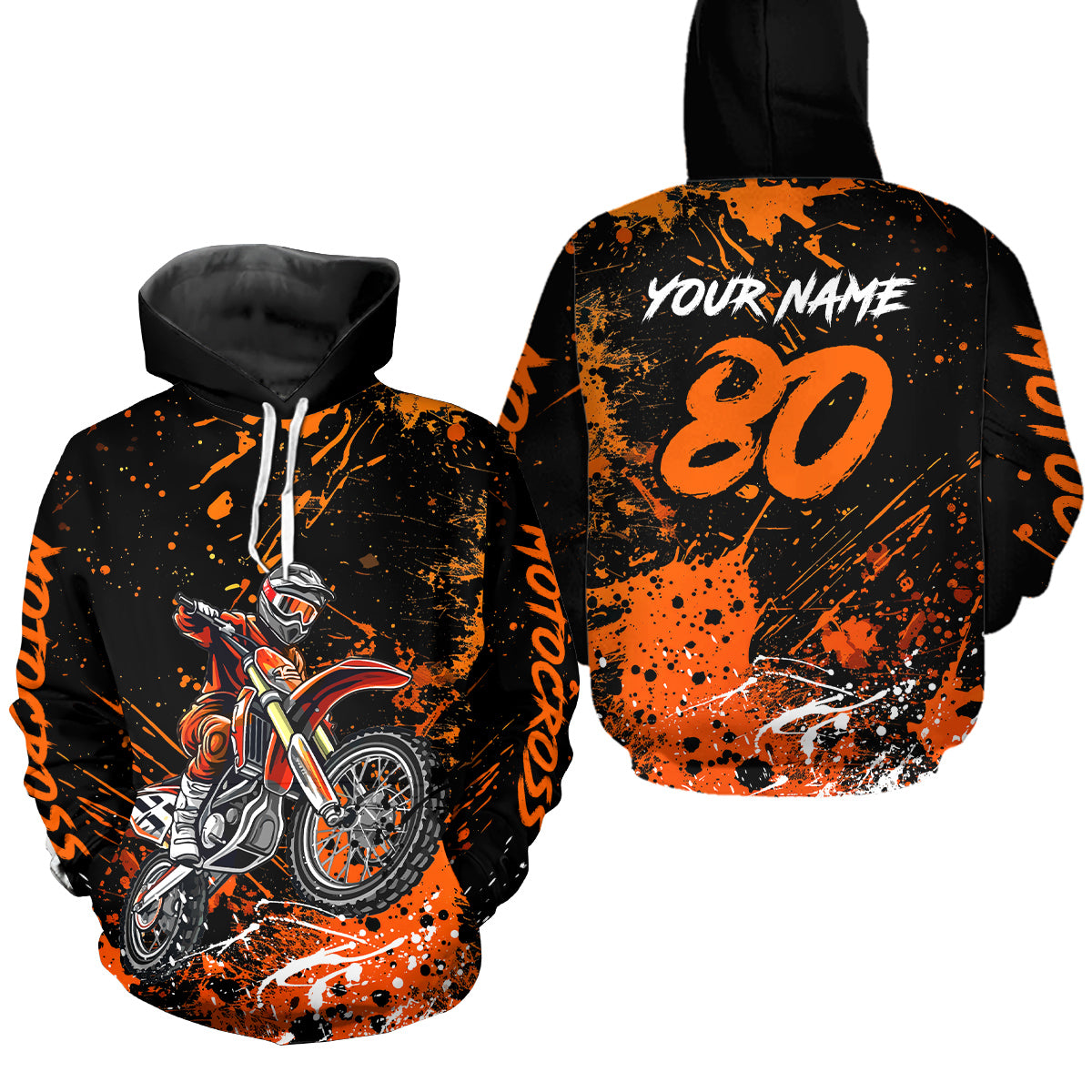 Custom Motocross Hoodie Jersey for Kid Men Women Dirt Bike Racing Motorcycle Hoodie HOT29