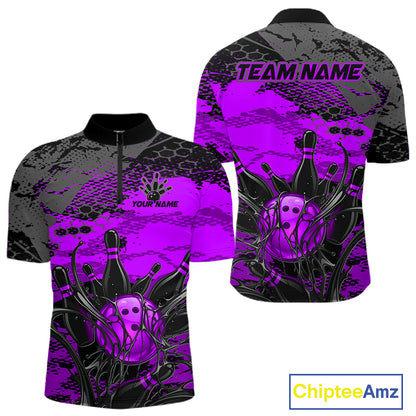 Purple and black sports jersey with 'Team Name' text on a white background