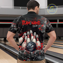 Load image into Gallery viewer, Cracked Angry Bowling Shirts for Men Custom Bowling Team Jersey Bowling League HNT286
