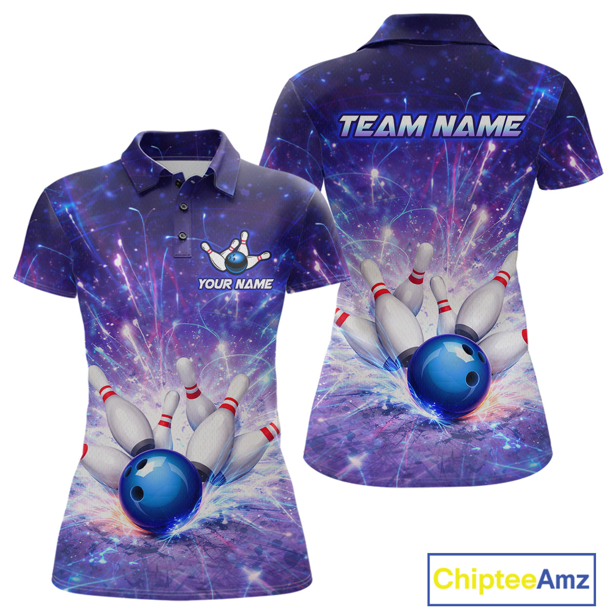 Custom Bowling Jersey for Women Bowling Uniform Polo & 1/4 Zip Bowling Shirts for Bowler and Team HNT231
