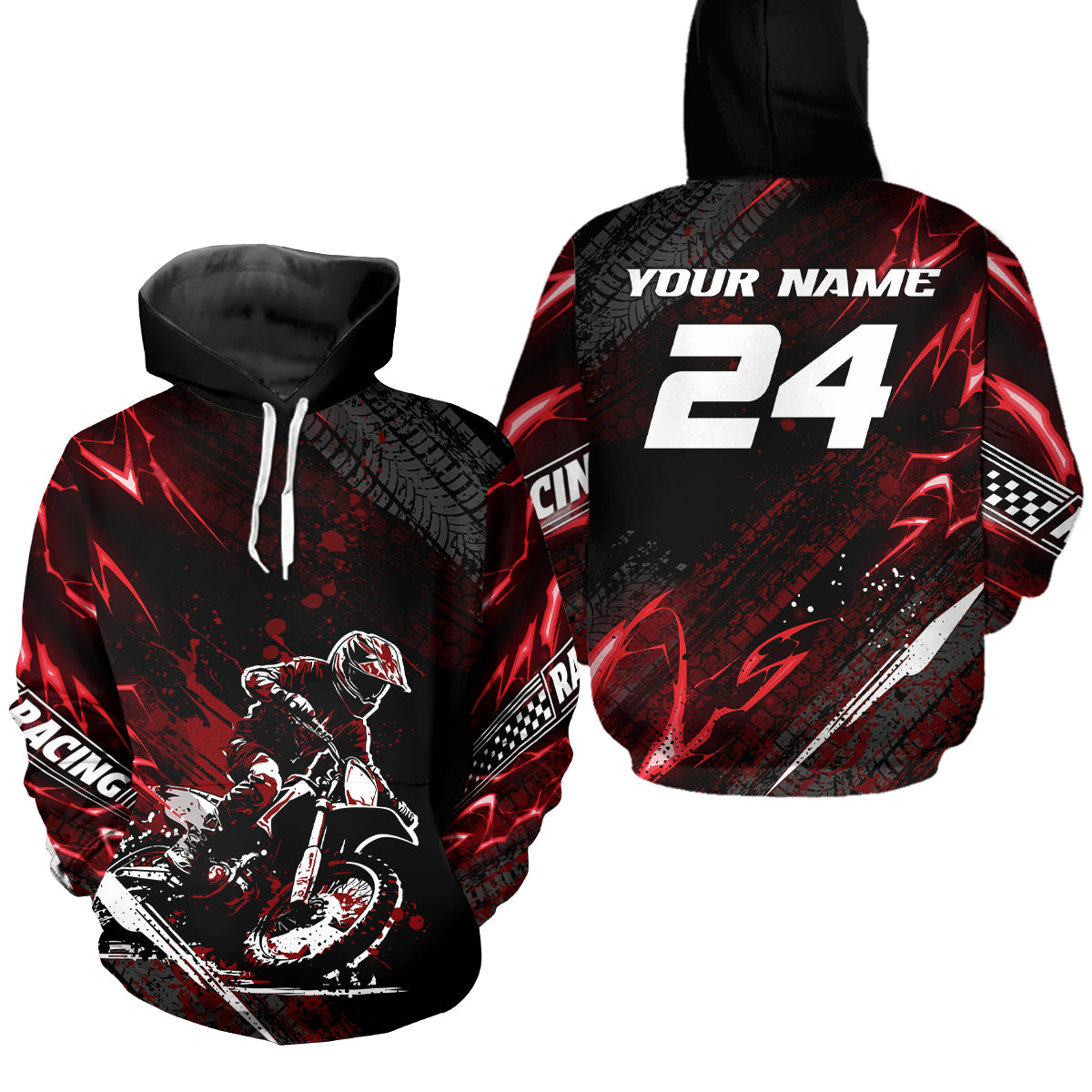Customized Motocross Hoodie Dirt Bike Off Road Motocross Hoodie Shirt for Men Women HOT23