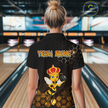 Load image into Gallery viewer, Custom Funny Bee Bowling Bowling Jersey for Women Bowling Team Shirts Polo &amp; 1/4 Zip HNT195