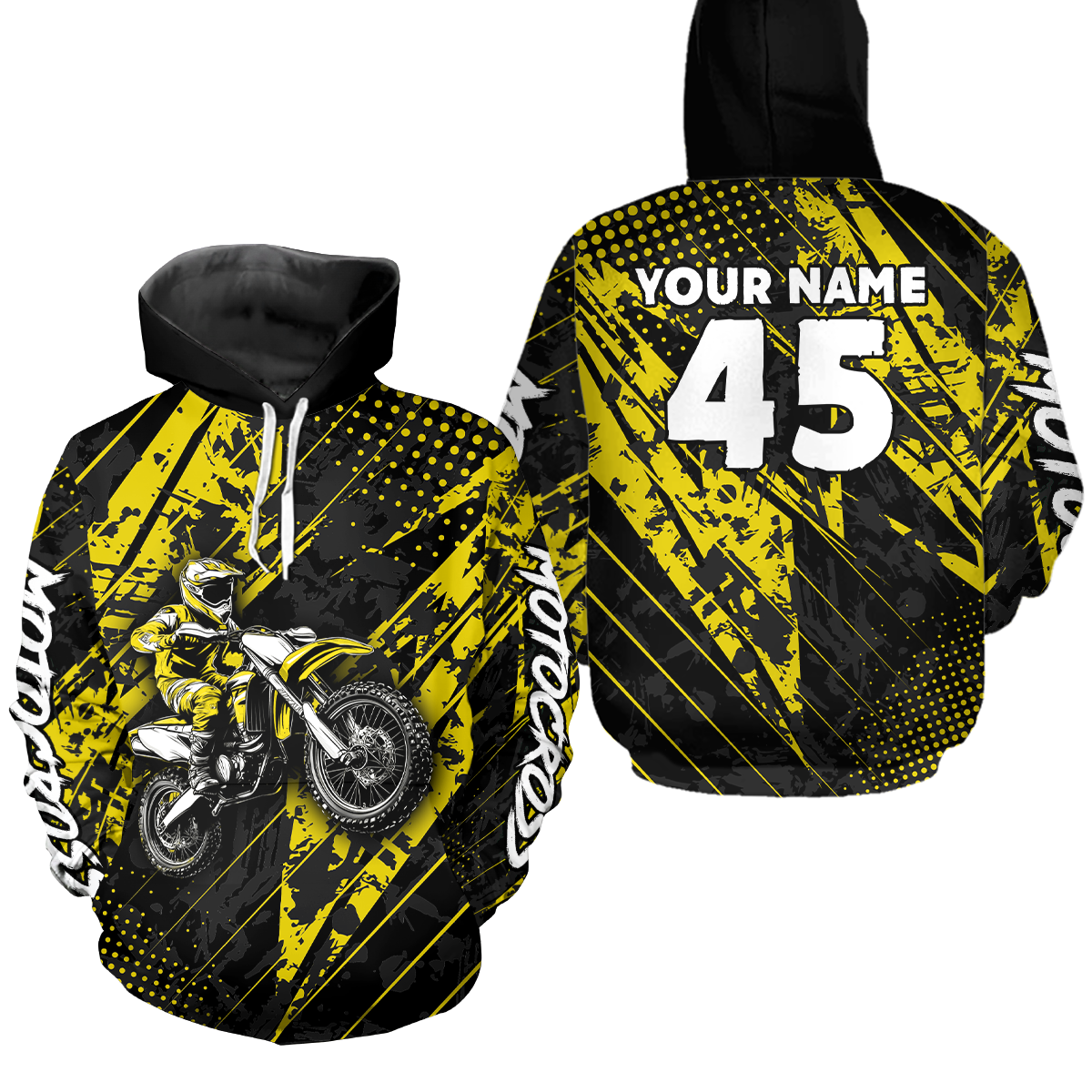 Custom Motocross Racing Hoodie Dirt Bike Off Road Motocross Hoodie Shirt for Men Women HOT21