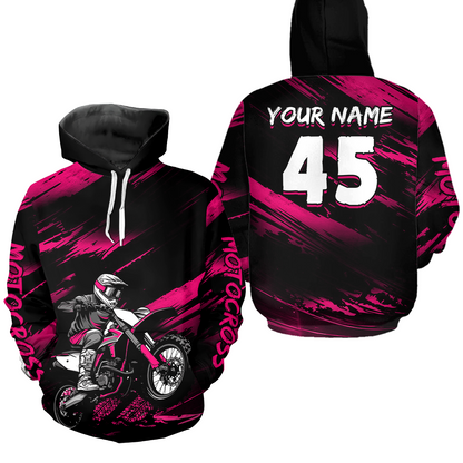 Custom Motocross Racing Hoodie Dirt Bike Motocross Hoodie Shirt for Men Women HOT20