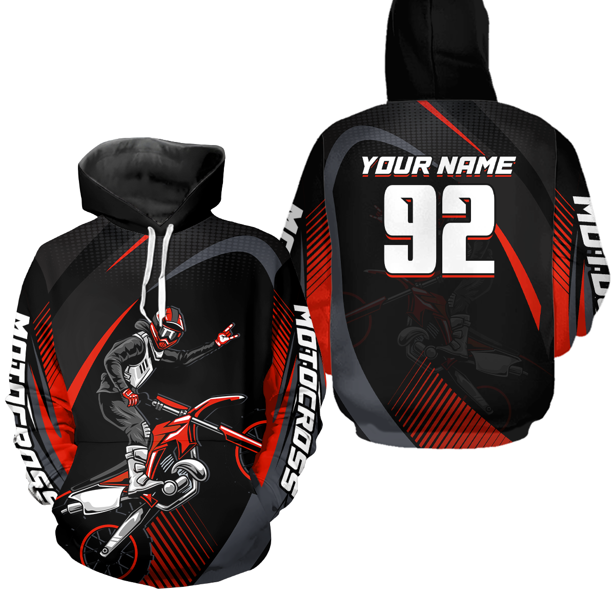 Custom Youth Motocross Hoodie Jersey Dirt Bike Racing Motorcycle Hoodie Shirt for Men Women HOT27