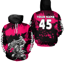 Load image into Gallery viewer, Custom ATV Motocross Hoodie for Kid Adult ATV Quad Bike Off Road Hoodie for Men Women HOT32