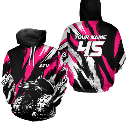 Custom Youth ATV Motocross Hoodie Jersey Off-Road Hoodie Shirt for Kid Men Women HOT04