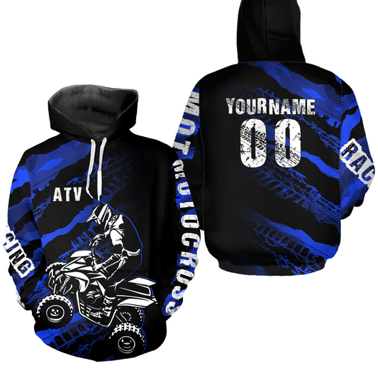 Personalized Racing Quad Bike Hoodie Kid Men Women ATV Motocross Hooded Jersey Off-Road HOT16