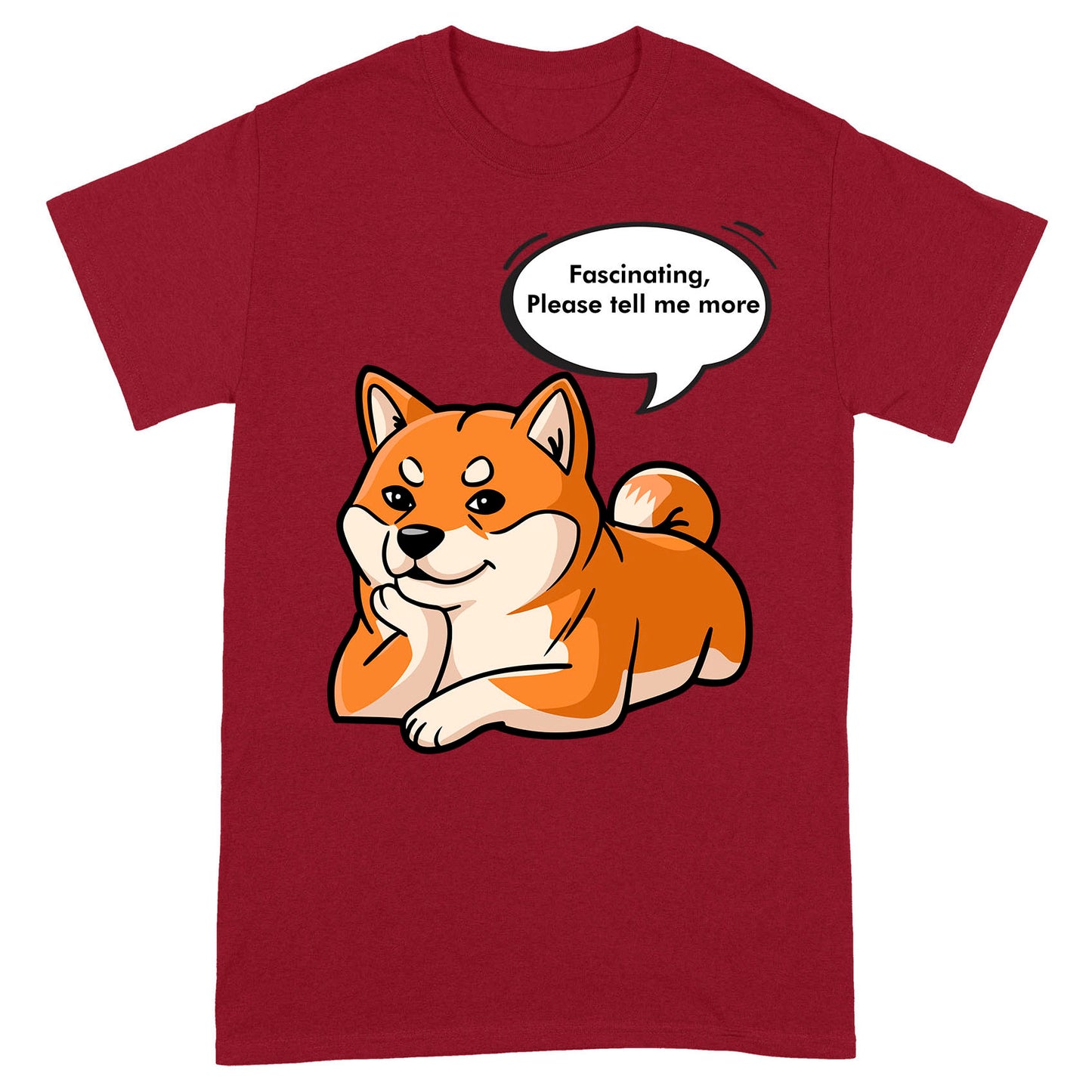 Funny Shiba Inu Dog Unisex Standard T-Shirt, Shiba Inu Funny Tee For Dog Lover IPHW9364
