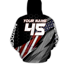 Load image into Gallery viewer, Custom Motocross Racing Hoodie Dirt Bike Hoodie For Men Women US Hoodie For Biker MH24