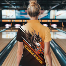 Load image into Gallery viewer, Personalized Tribal Eagle Bowling Women Quarter-Zip Shirts, Eagle Bowling Team Shirt IPHW8806
