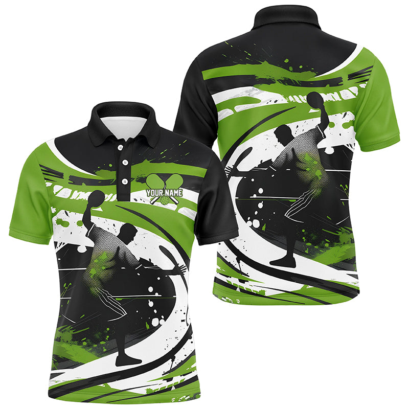 Custom Pickleball Shirts For Men, Men'S Pickleball Outfits Personalized Pickleball Gifts | Green IPHW6925