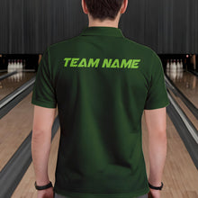 Load image into Gallery viewer, Funny Leprechaun And Beer Custom St Patricks Day Bowling Polo Shirts For Men, Irish Bowling IPHW8382