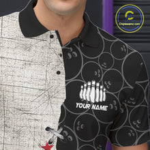 Load image into Gallery viewer, California Flag Custom Bowling Team Shirts For Men, Patriotic Bowling League Shirt IPHW10721