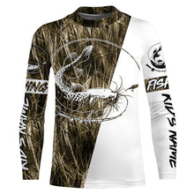 Load image into Gallery viewer, Catfish Fishing Tattoo Camo Custom Long Sleeve Fishing Shirts, Catfish Tournament Fishing Jerseys IPHW6196