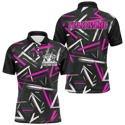 Personalized Multi-Color Bowling Team Jerseys, Bowling Tournament Shirts Bowling Apparel For Men And Women IPHW6560