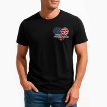 Load image into Gallery viewer, Personalized Bowling T-Shirts For Men, American Flag Eagle Design For US Bowlers IPHW9072