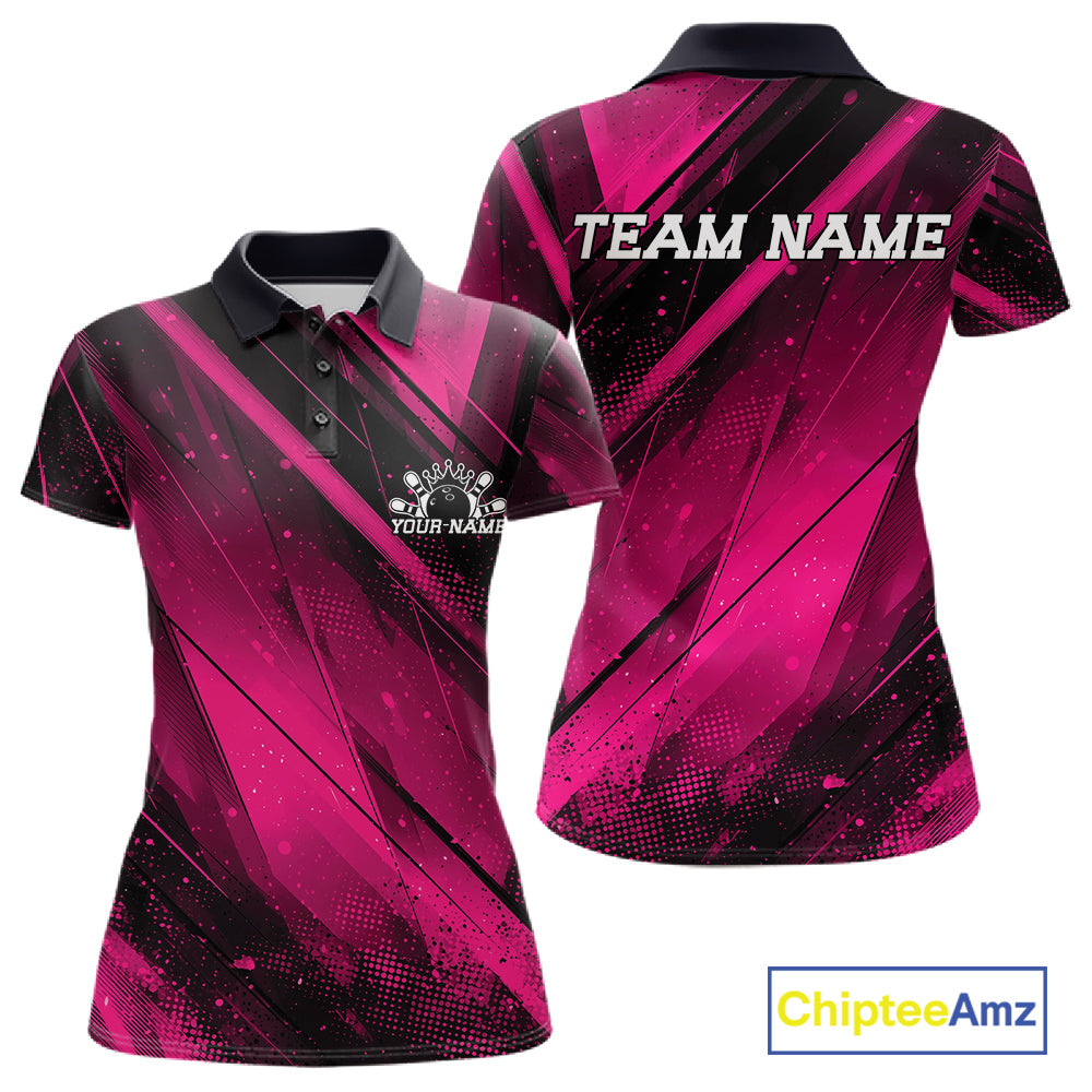 Pink and black sports jersey with 'TEAM NAME' text on a white background, featuring Chiptee Amz branding.